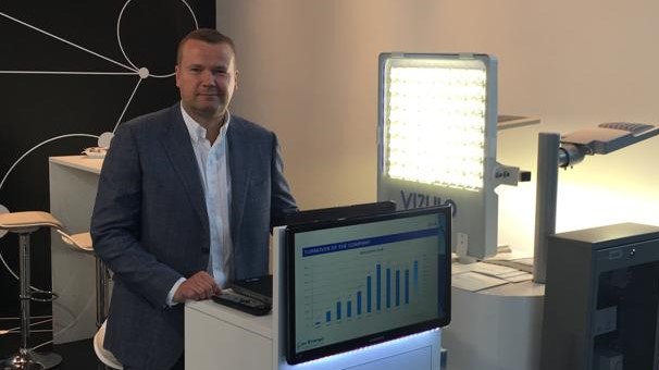 Kristaps Bleija, Founder and Chairman of Energokomplekss at the Dubai Fair